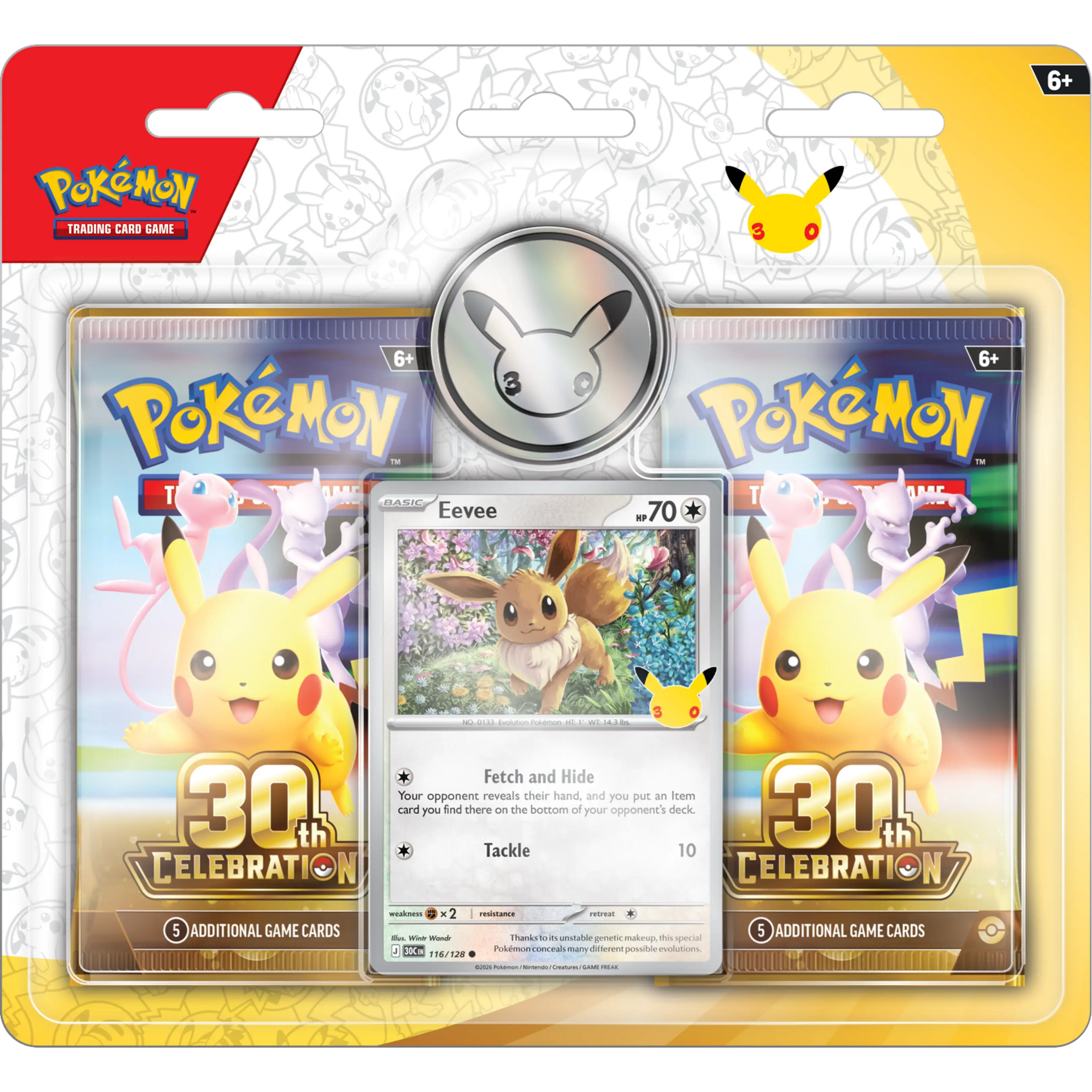 Pokemon 30th anniversary - 2 pack blister