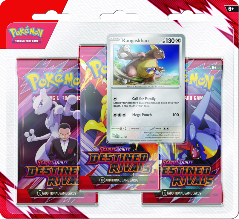 Pokemon - Destined Rivals 3 booster blister (store only)