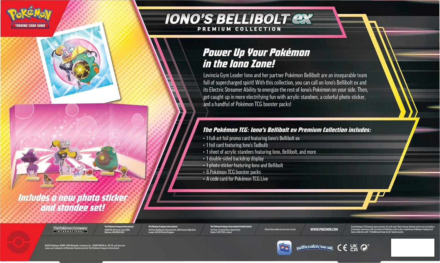 Pokemon - Iono’s Bellibolt ex Premium Collection