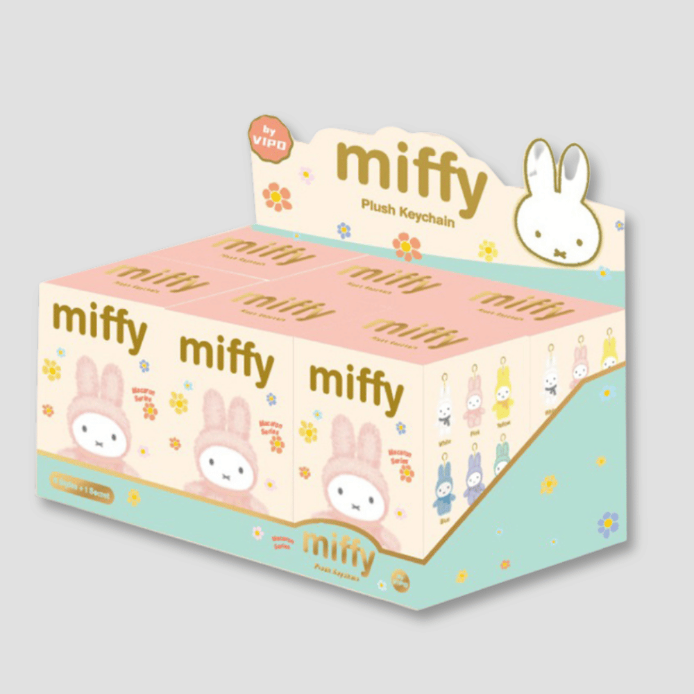 Miffy Macaron ver. 1 Plush Keychain Blindbox