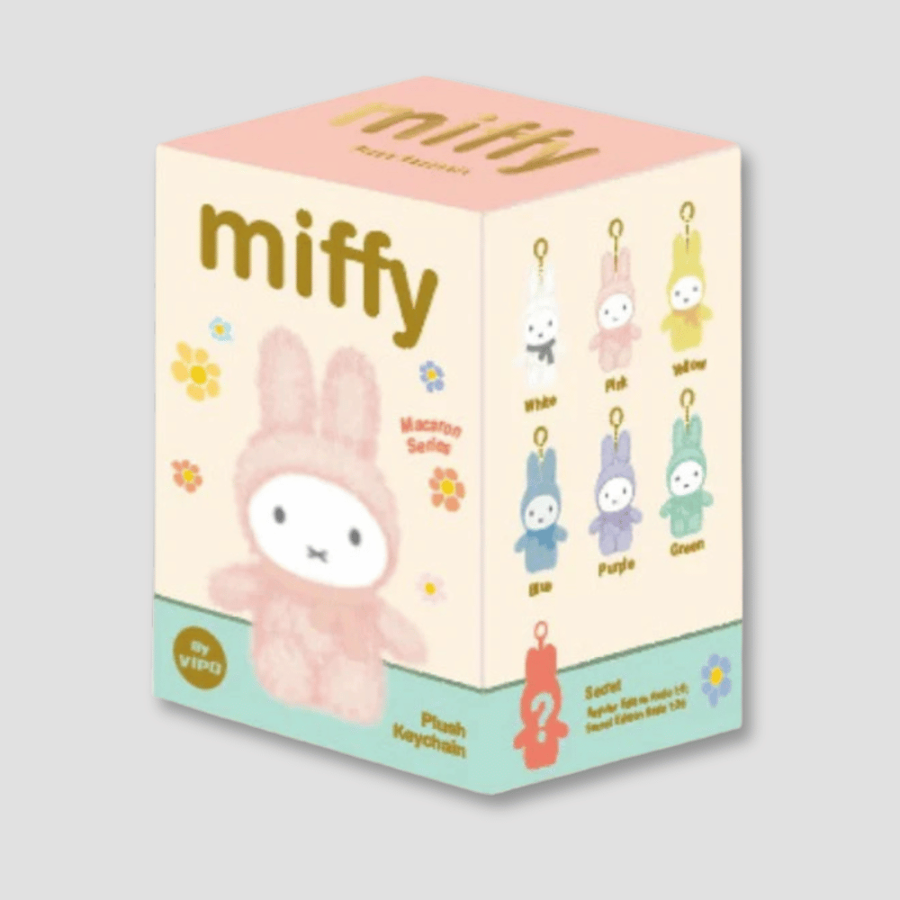 Miffy Macaron ver. 1 Plush Keychain Blindbox