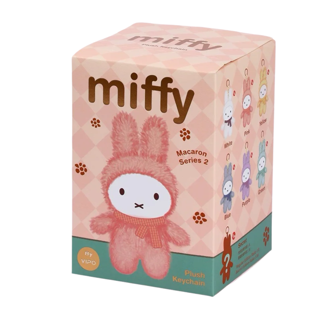 Miffy Macaron ver. 2 Plush Keychain Blindbox