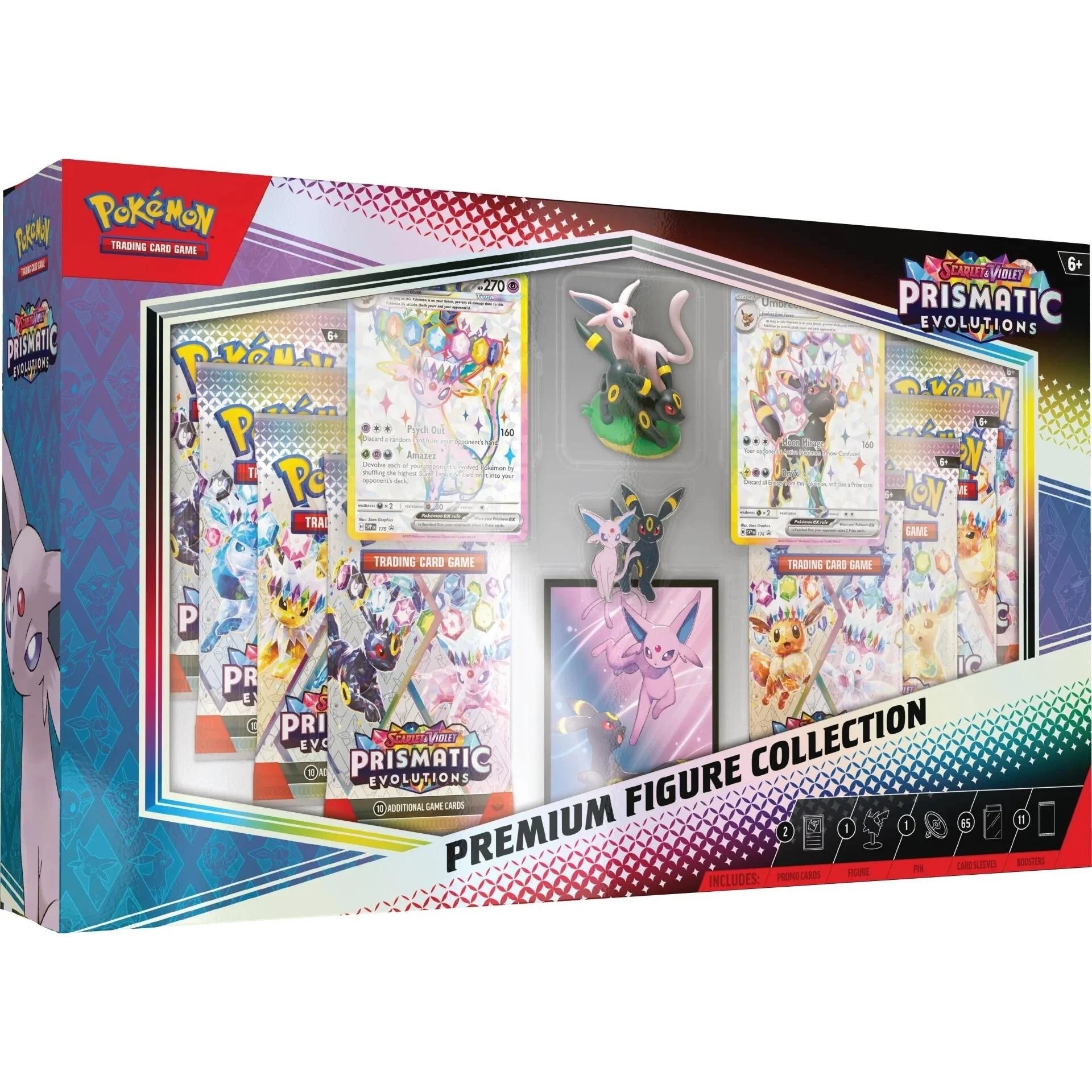 Pokemon Prismatic Evolutions – Premium Figure Collection Box