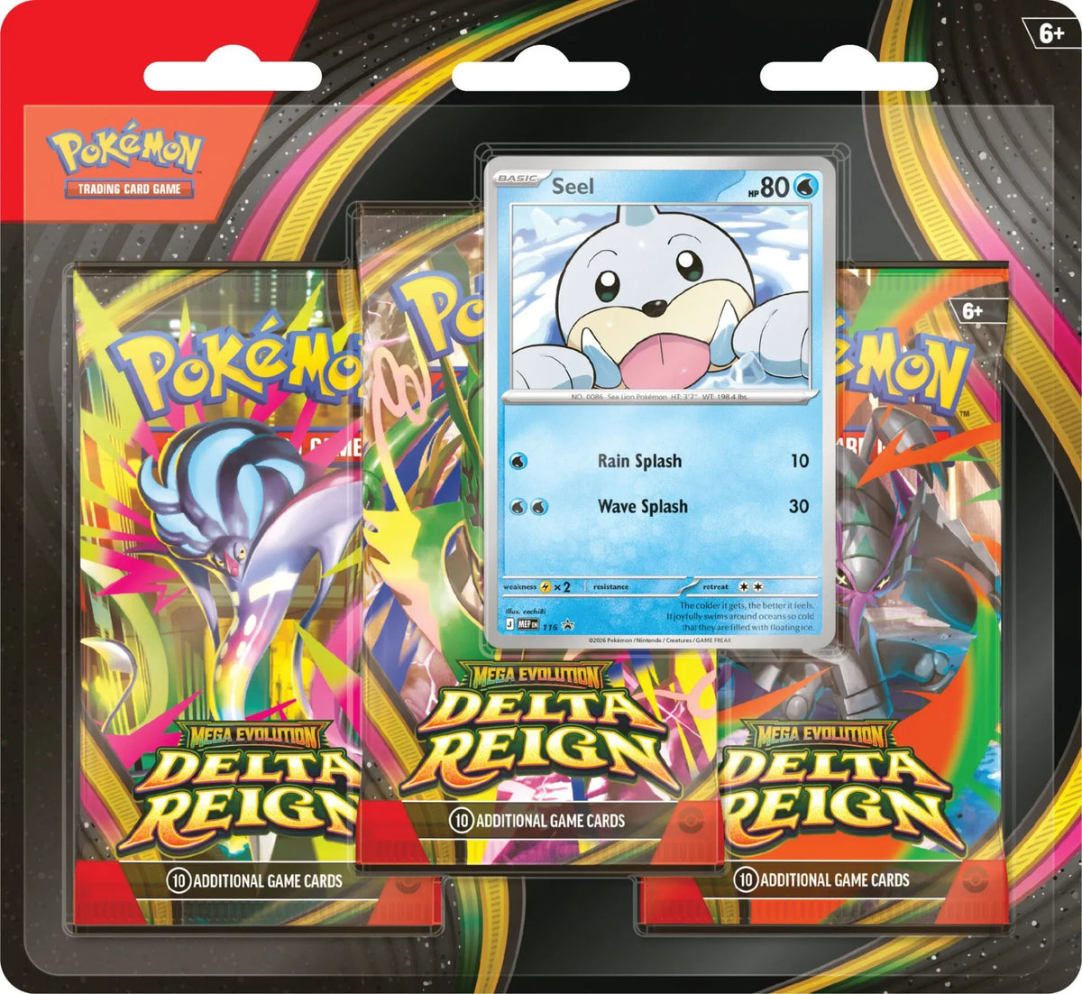 Pokemon - 3 Booster Blister - Seel