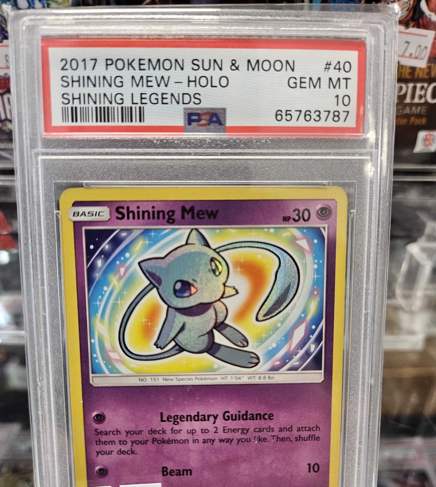 Shining Mew PSA 10