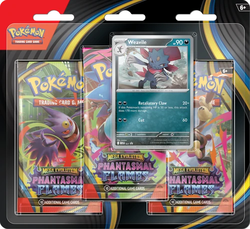 Pokemon - Phantasmal Flames Booster Blister Weavile