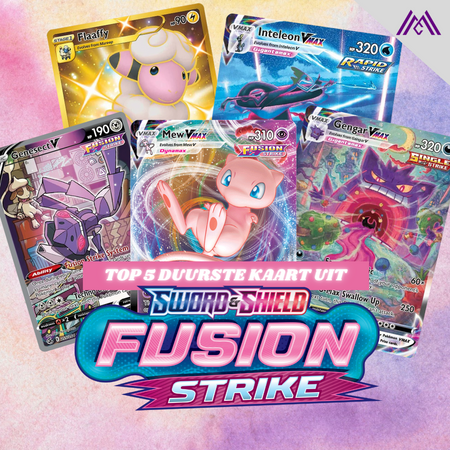 Top 5 duurste Pokemon kaarten uit Fusion Strike