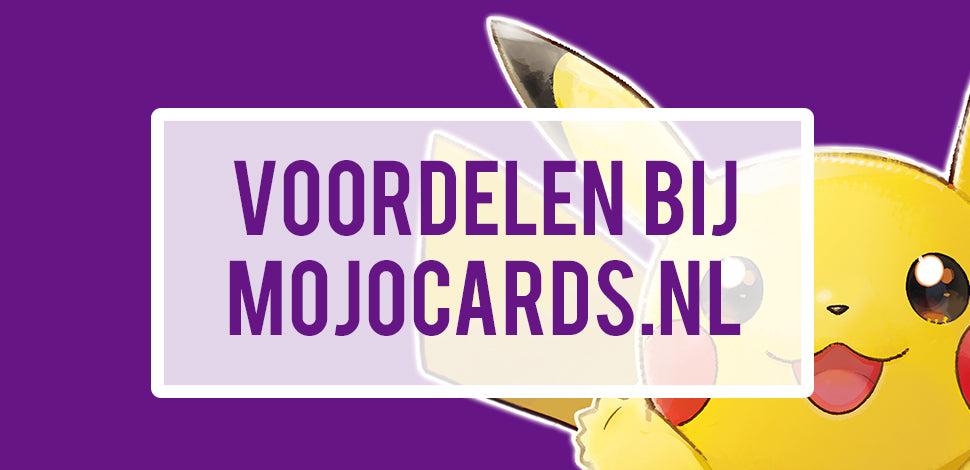 Voordelen op een rij bij Mojocards.nl / pokemon