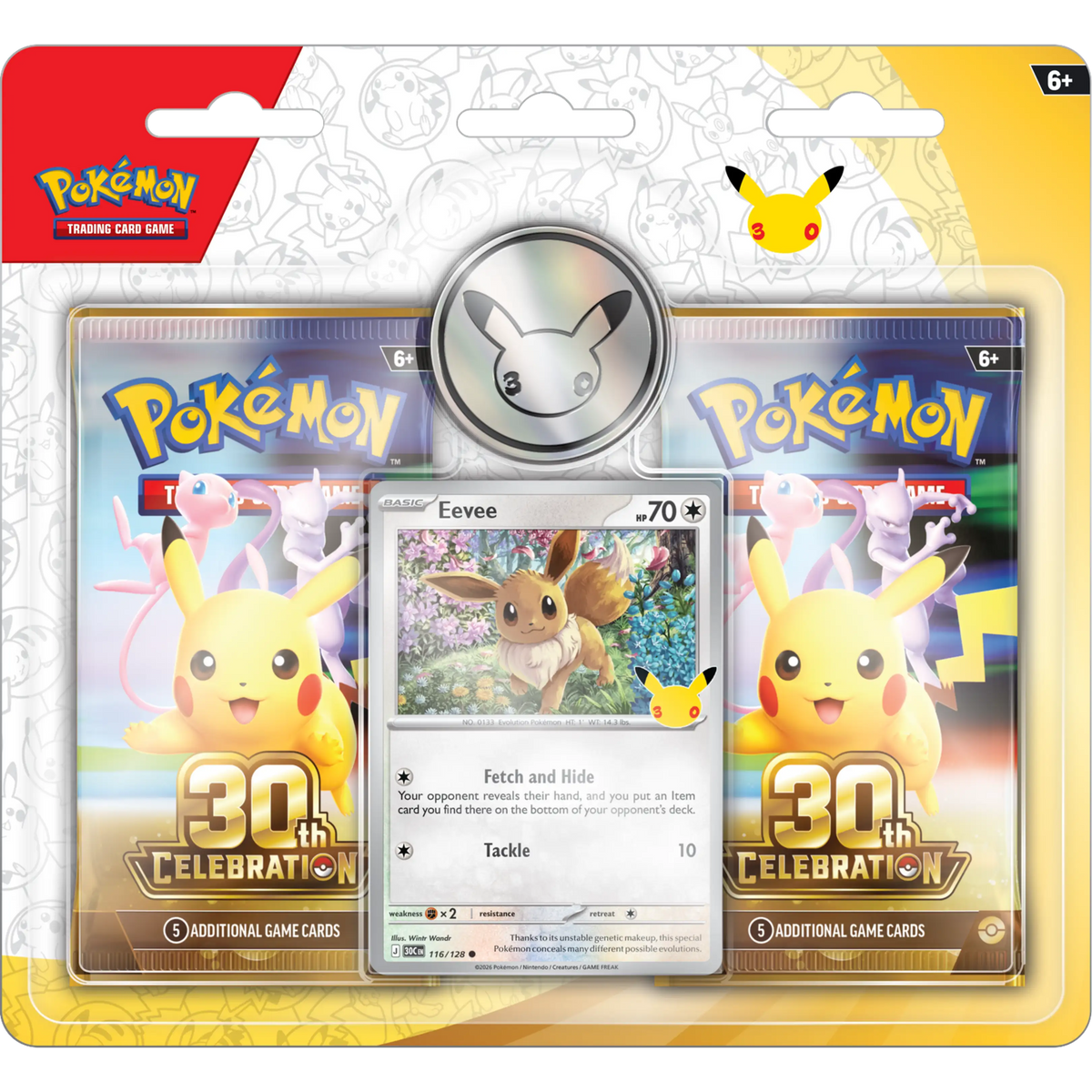 Pokemon 30th anniversary - 2 pack blister