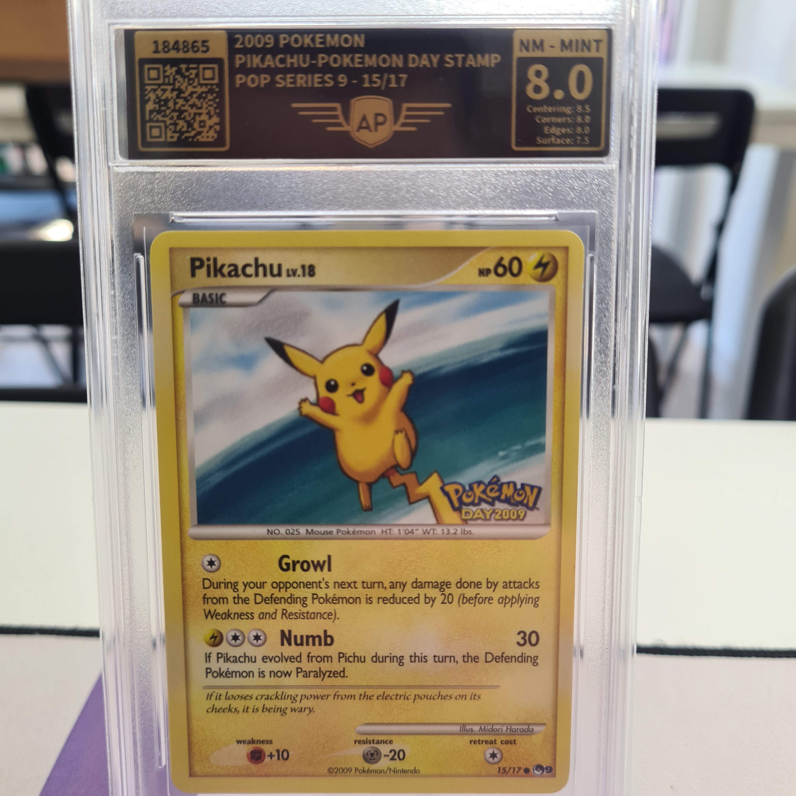 Pikachu Lv.18 AP 8.0