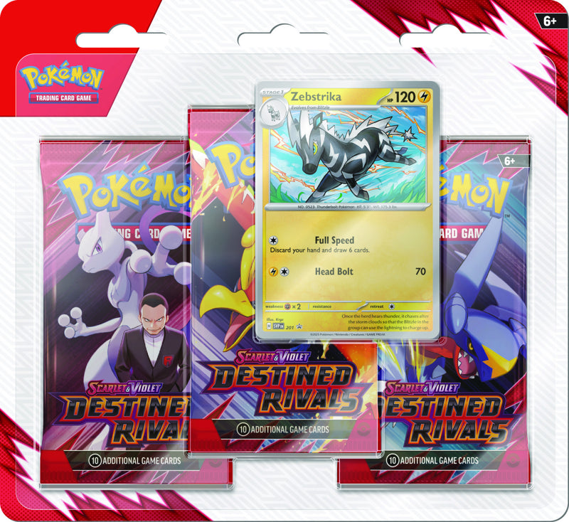 Pokemon - Destined Rivals 3 booster blister (store only)