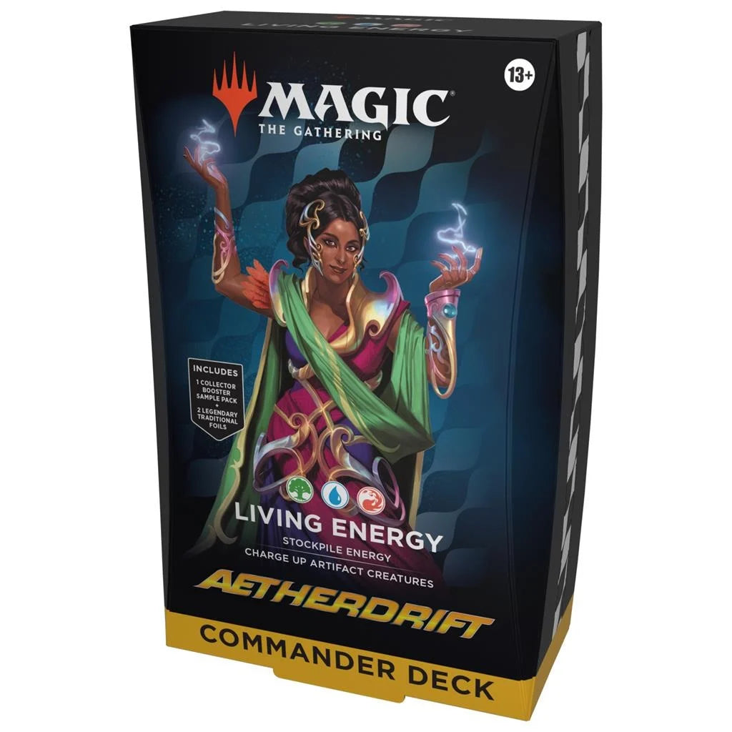 Magic The Gathering Aetherdrift Commander Deck Living Energy MTG