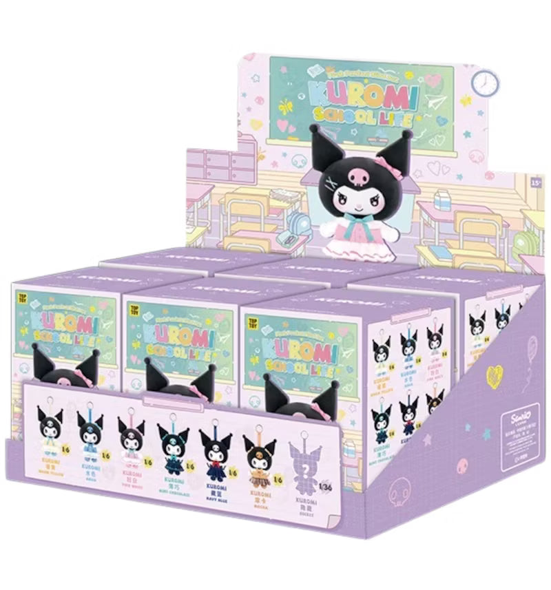 TOP TOY - Sanrio KUROMI School Life Series Plush Pendant Blind Box