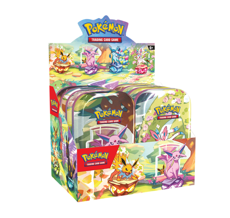 Pokemon Prismatic Evolutions – Mini Tin Set [8 stuks]