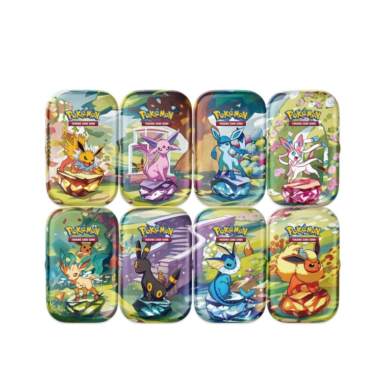 Pokemon Prismatic Evolutions – Mini Tin Set [8 stuks]