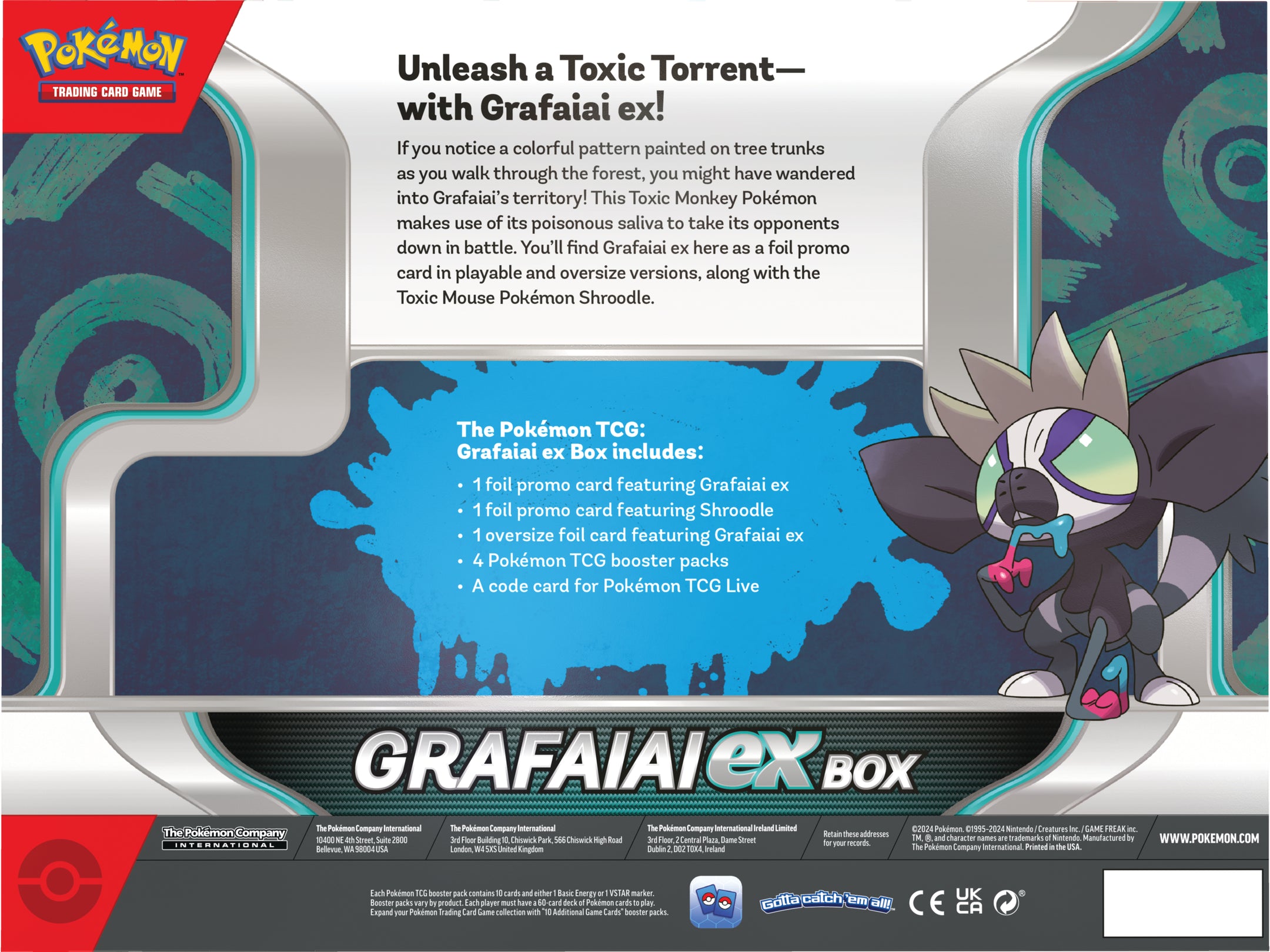 Pokemon - Grafaiai ex Box