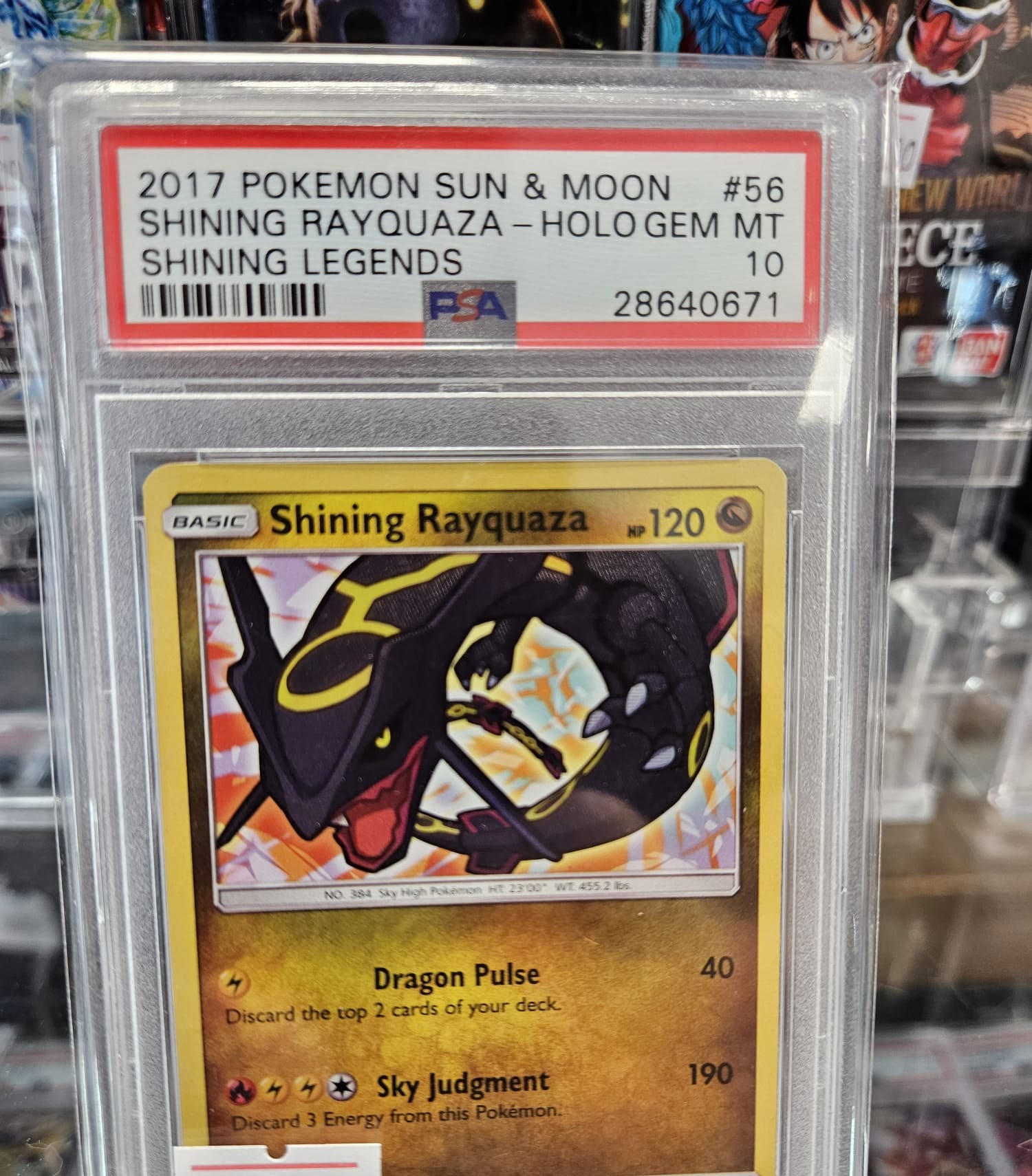 Shining Rayquaza PSA 10