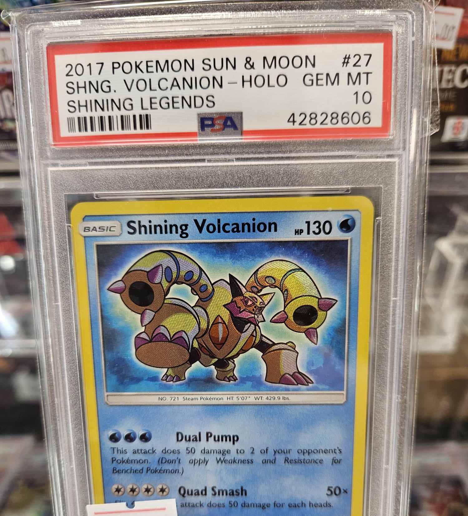 Shining Volcanion PSA 10
