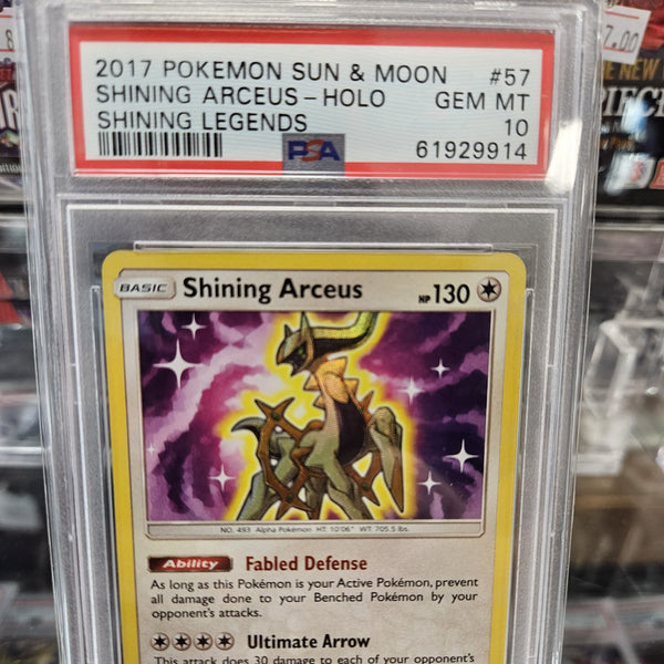 shining arceus pokemon card Shining Arceus PSA 10