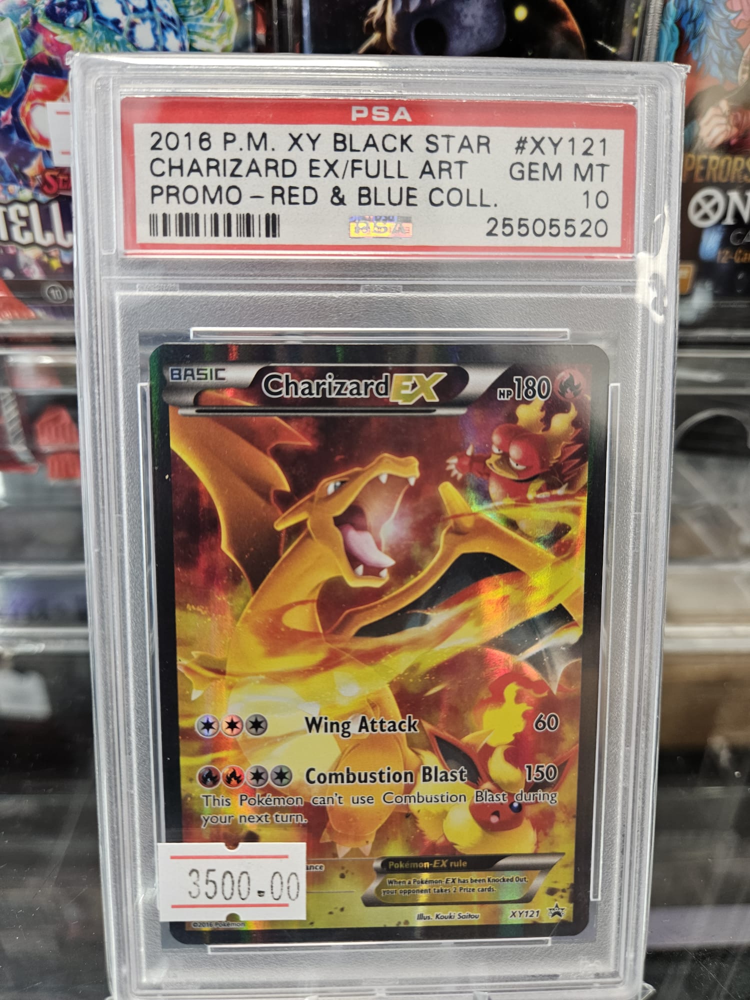 Charizard EX Red & Blue Collection PSA 10