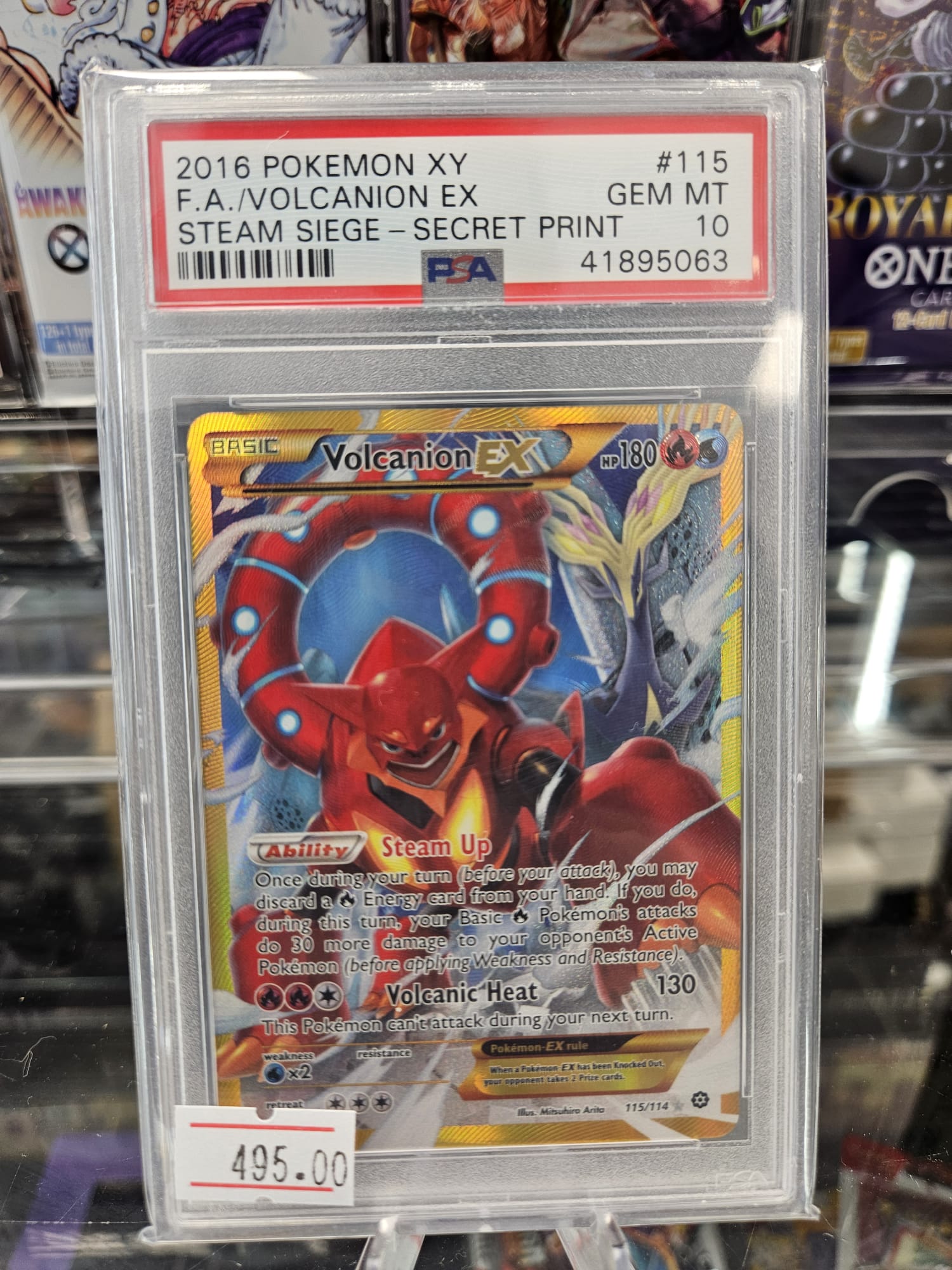 Volcanion EX PSA 10