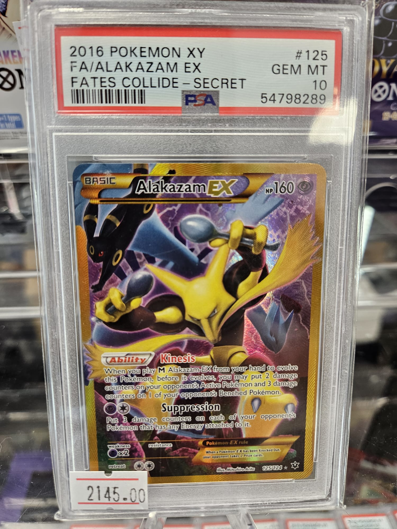 Alakazam EX PSA 10