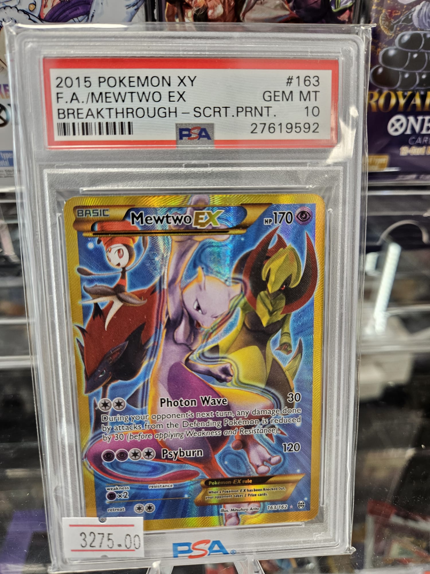 Mewtwo EX PSA 10