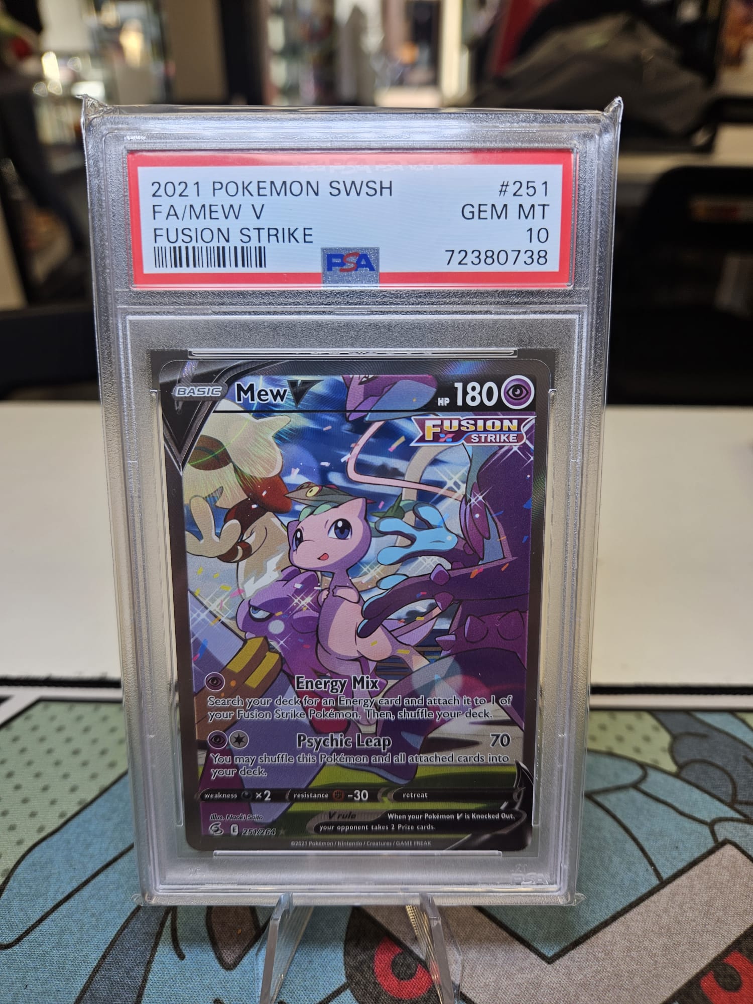 Mew V PSA 10