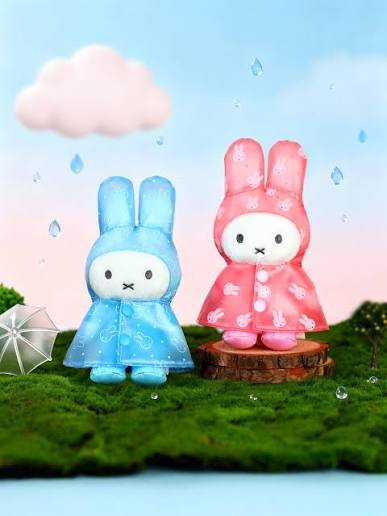 Miffy Raincoat Series Plush Pendants Blind Box