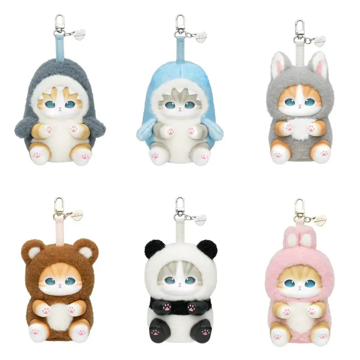 Mofusand Kiramekko Fluffy Kittens Vinyl Sleutelhanger Blind Box