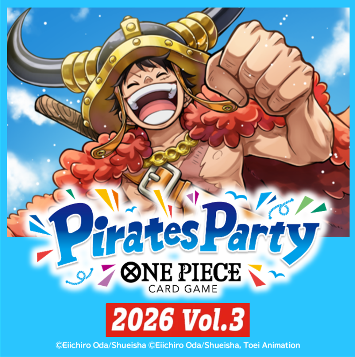ONE PIECE CARD GAME Pirates Party 2026 Vol.3 The basic 1-on-1 battle format