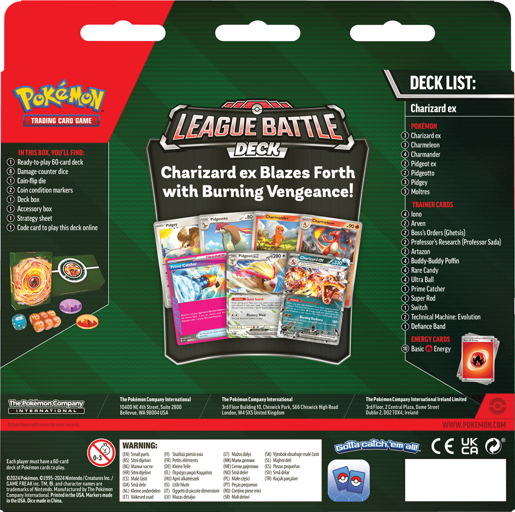 Pokemon Ex League Battle Deck – Charizard