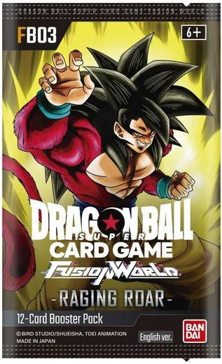 Dragon Ball SCG - Fusion World 03 - Raging Roar - Booster Pack