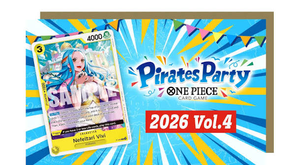 ONE PIECE CARD GAME Pirates Party 2026 Vol.4 Constructed 04-11-2026