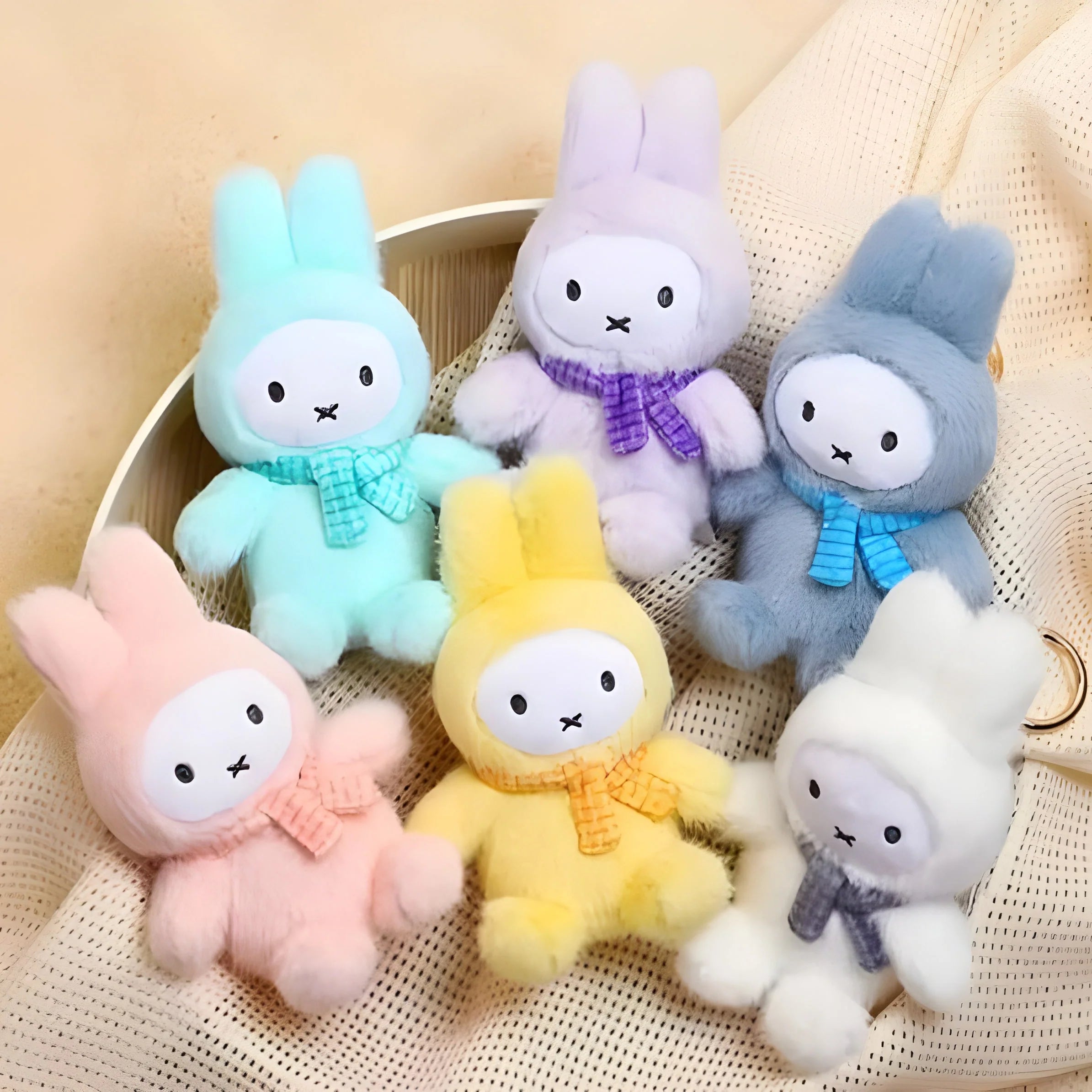Miffy Macaron Plush Keychain Blindbox