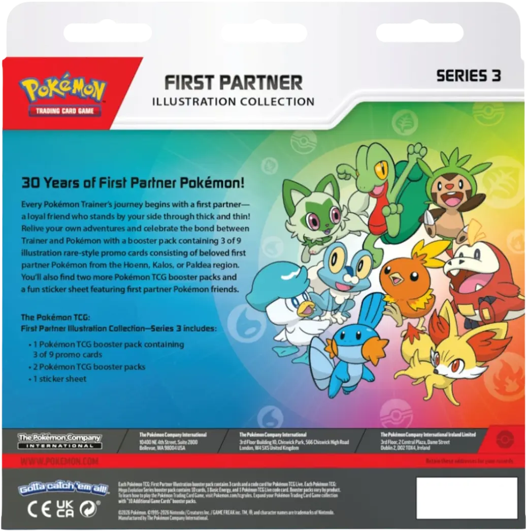 Pokémon TCG - First Partner Illustration Collection Series 3 [STORE ONLY]