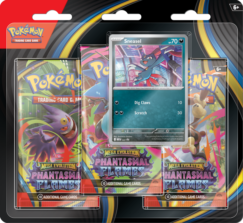 Pokemon - Phantasmal Flames Booster Blister Sneasel