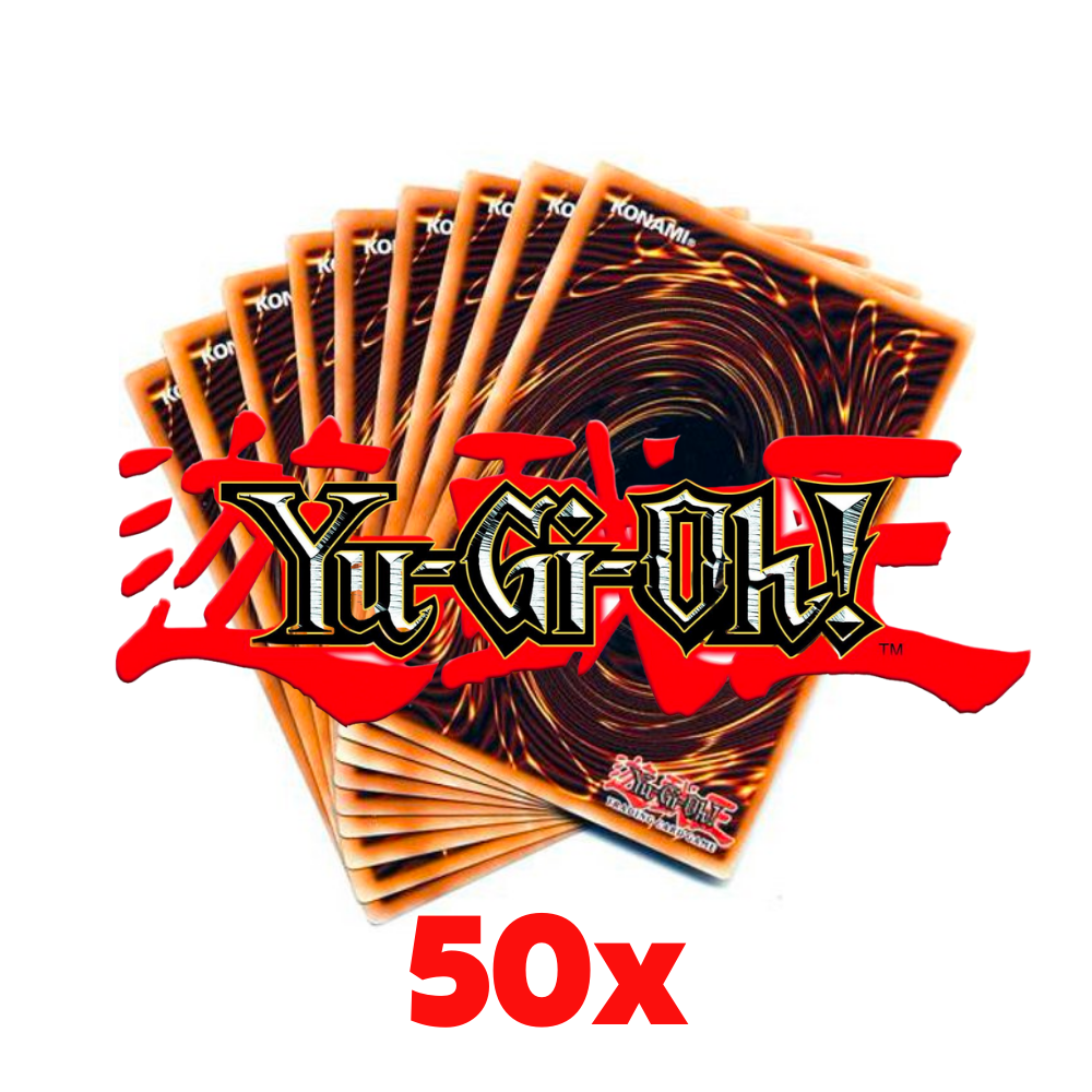 50x Yu-Gi-Oh! kaarten