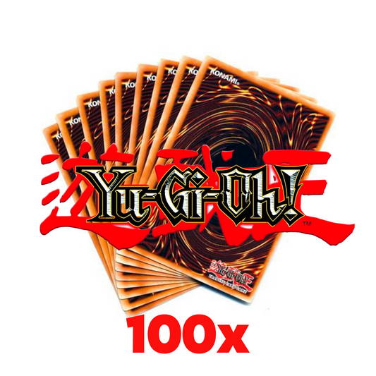 100x Yu-Gi-Oh! kaarten