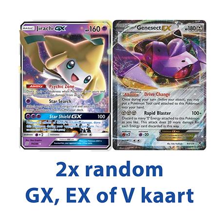 Random GX of EX of V kaart(en).