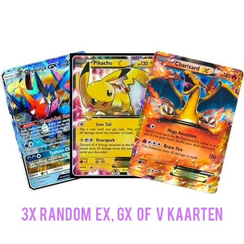 Random GX of EX of V kaart(en).