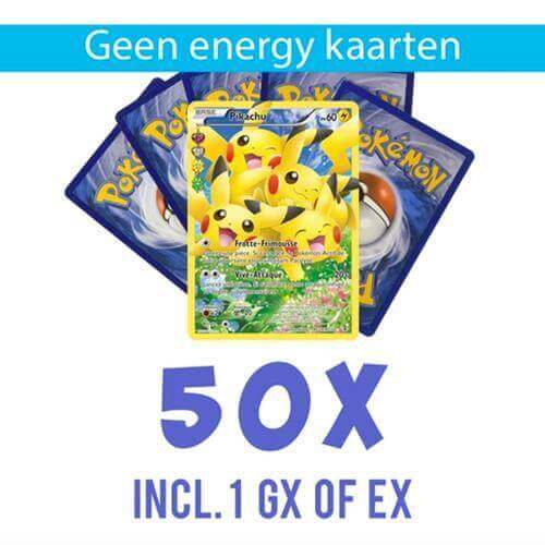 50x Random Pokemon kaarten.