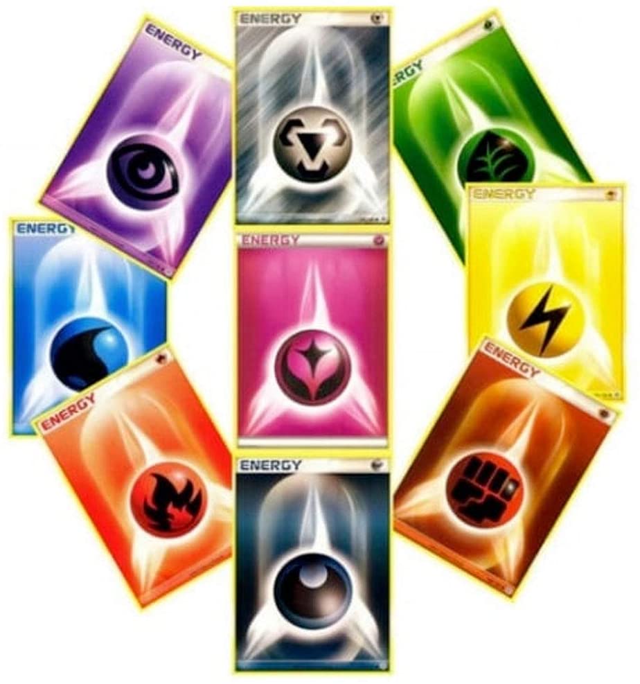 Pokémon Energy kaarten.