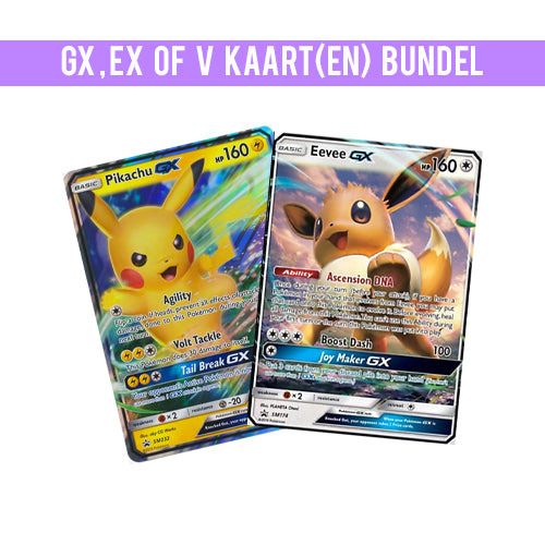 Random GX of EX of V kaart(en).